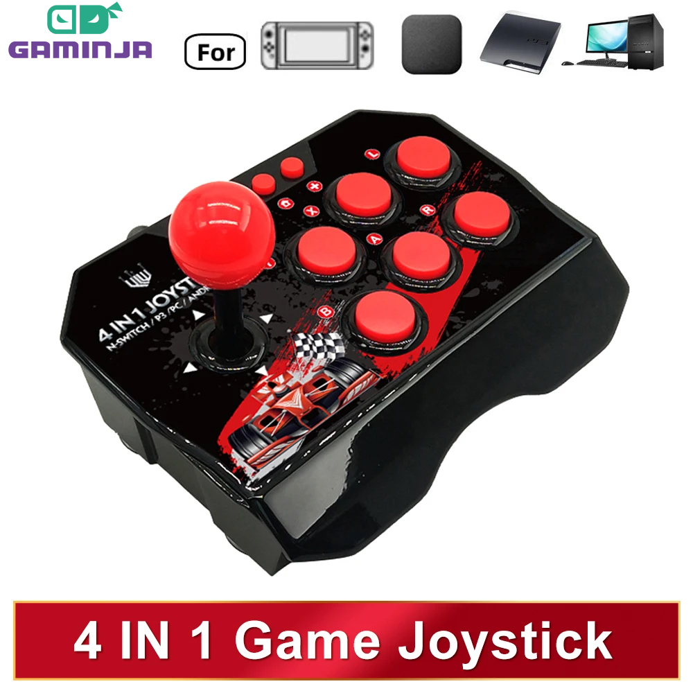 GAMINJA Joystick Game 4-in-1 d - Arcade Game Jackpot ulasan dan harga
