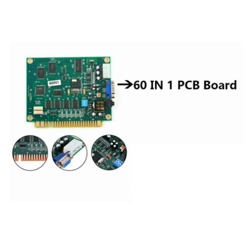 ABGN 2X 60 In 1 Papan PCB Mult - Usb Game Board Jamma ulasan dan harga