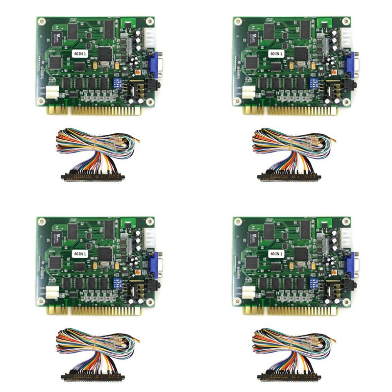 Papan PCB Multicade 4X 60 In 1 - Usb Game Board Jamma ulasan dan harga