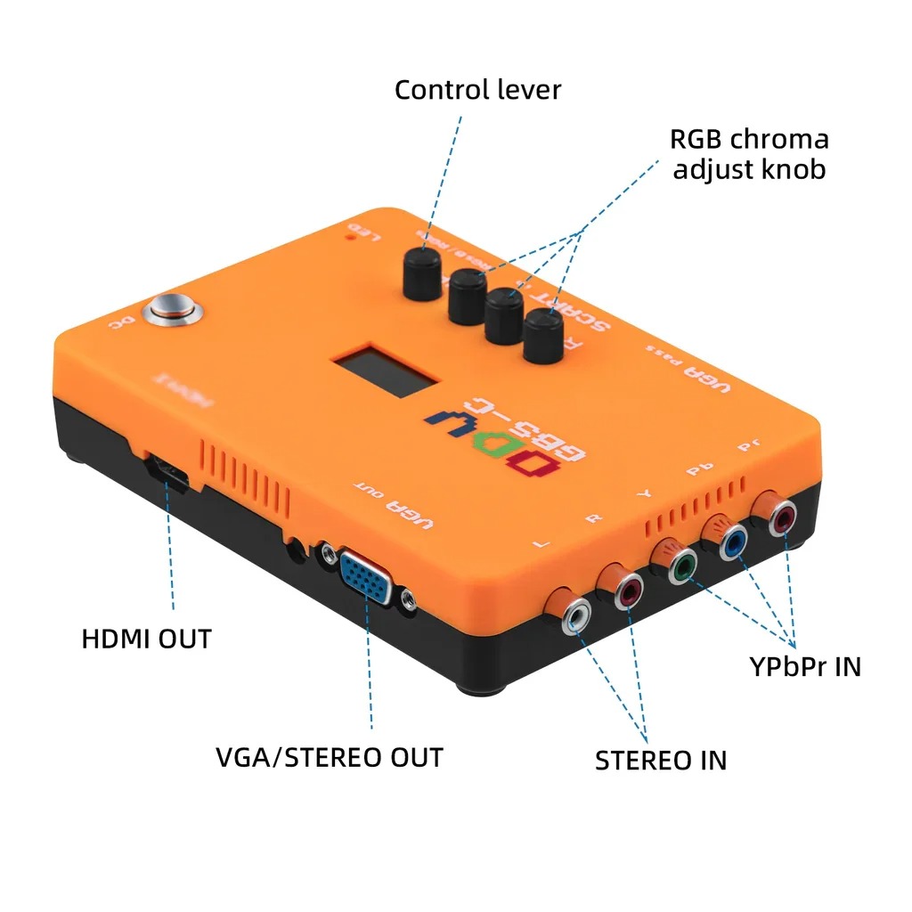 Adaptor ODV-GBS-C AIO OSSC Kom - Arcade Vibes ulasan dan harga